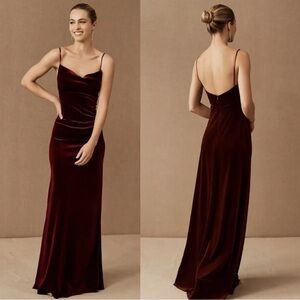 BHLDN Jenny Yoo Sammi Velvet Dress